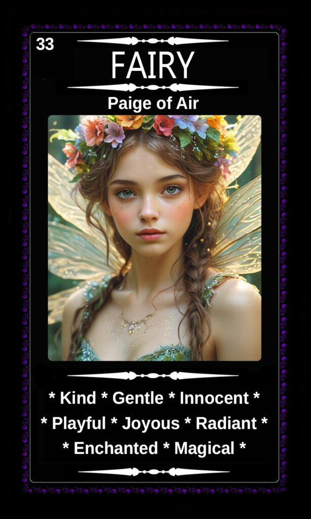 Mythical Oracle Card Decks For Sale - Fairy - Paige of Air