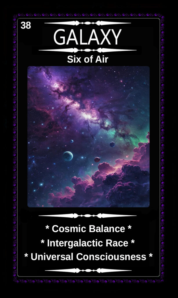 Mythical Oracle Card Decks For Sale - Galaxy - Six of Air